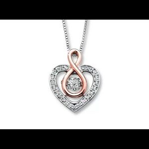 KAY Jewlers, 1/4 ct, Necklace, 10K Gold, Heart.